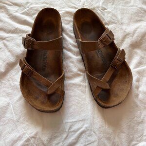 Birkenstock Mayari Mocha Classic Footbed Sandals. Size 38 (7)